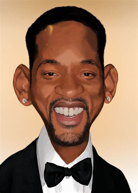 Will Smith Celebrity Caricatures Caricature Cartoons Series