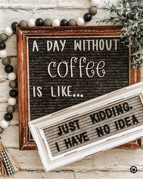 Coffee Letterboard Coffee Display Letter Board Creative Home