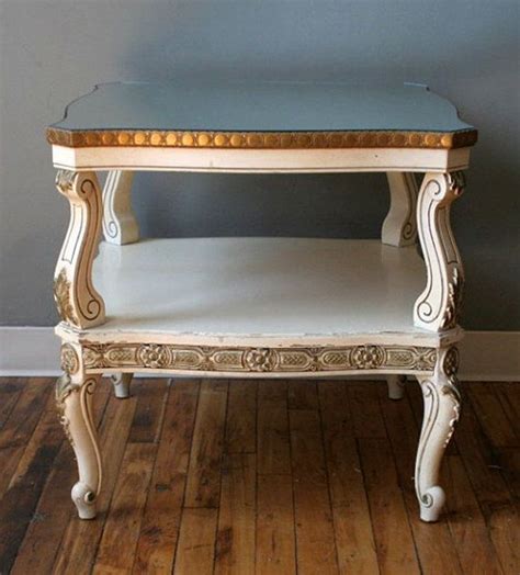 White French Country Provincial End Side Table Etsy Bijzettafels