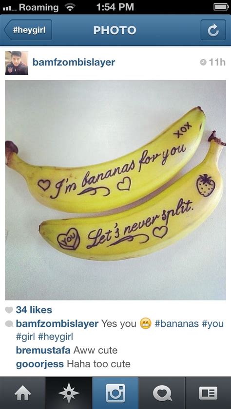 Unexpected Surprise For A Random Dayor Just Trying To Be Cute Banana Food Fruit