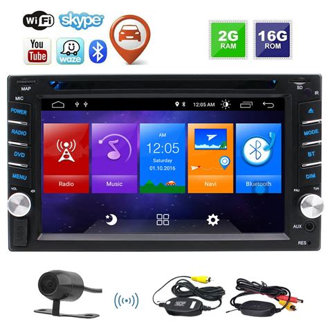62 Inch Double Din Touch Screen Car Stereo Upgraded The Latest Android