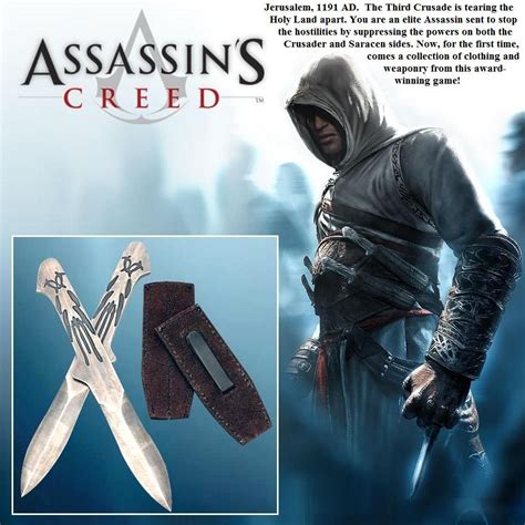Altair Assassins Creed Throwing Knife And Sheath Southern Swords Ltd