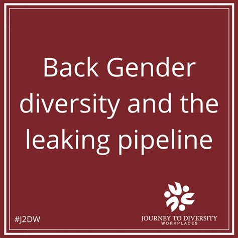 back gender diversity and the leaking pipeline journey to diversity workplaces