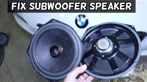 how to fix bmw speaker subwoofer youtube