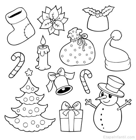 10 Dibujos De Navidad Para Imprimir Y Colorear Etapa Infantil