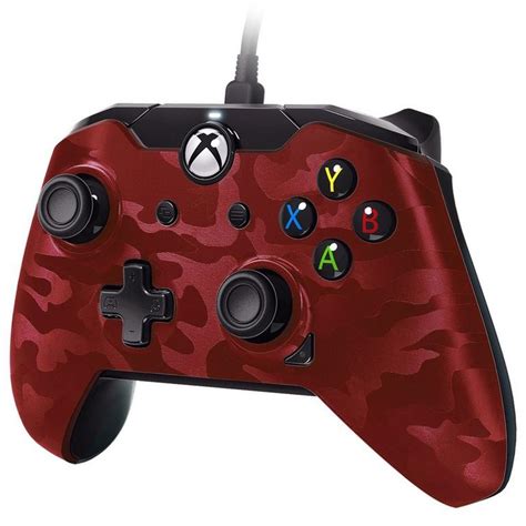 Red Camo Wired Controller For Xbox One Xbox One Gamestop