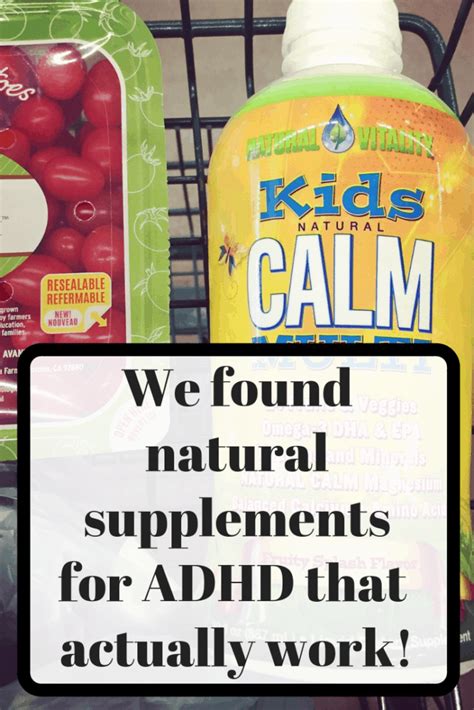 The Best Adhd Natural Supplements That Really Work Fuzzymama