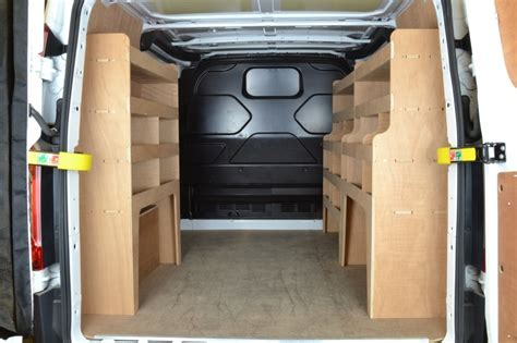 Ford Transit Custom Plywood Full Van Racking Shelving