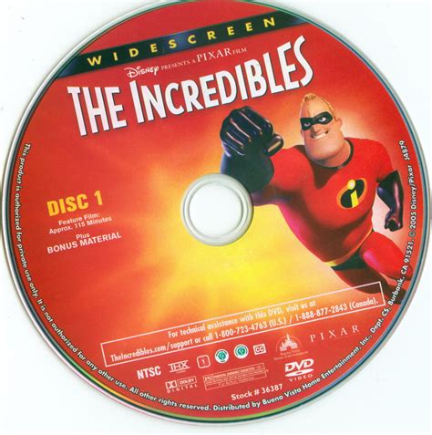 The Incredibles Dvd Widescreen