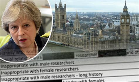Tory Sex Scandal Dossier Accuses 36 Conservatives Of Sexual
