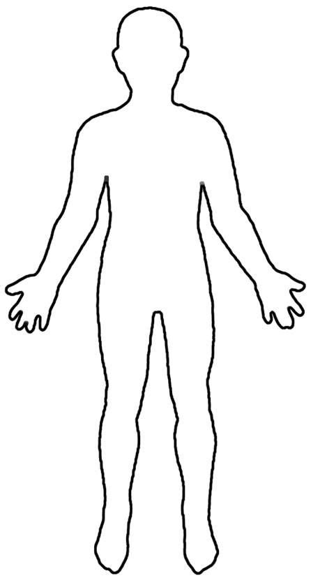 Outline Of Human Body Clip Art Library
