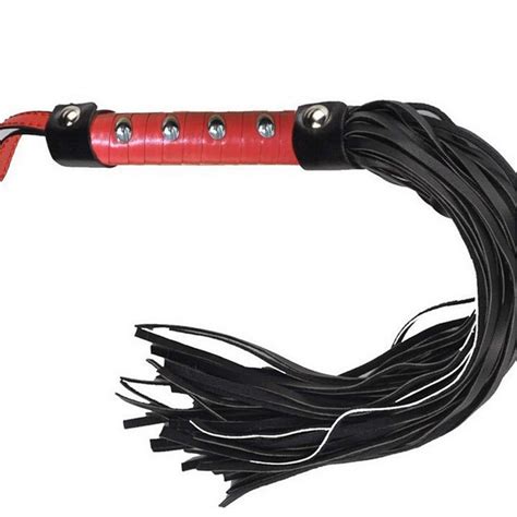 Buy Adult Games Whip Flogger Pu Leather Flirt Toy Fetish Sex Toys For Couples