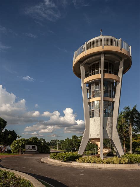 Seletar Reservoir Lookout Tower — Modernist Building In Singapore