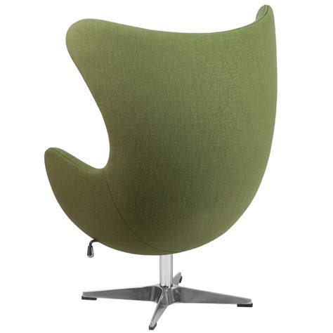 The quirky egg chair is a silicone egg cup with a suction base. Flash Furniture Grass Green Wool Fabric Egg Chair with ...