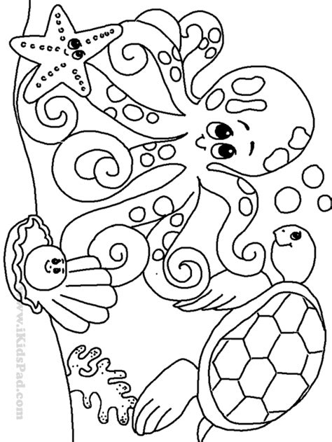 ocean coloring pages    print