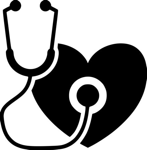 Stethoscope Medicine Heart Computer Icons Heart With Stethoscope Png