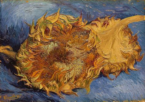 Van gogh's paintings of sunflowers are among his most famous. File:Vincent van Gogh - Sunflowers (Metropolitan Museum of ...