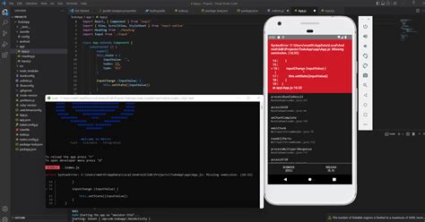 Syntax Error In React Native For Android Development Stack Overflow