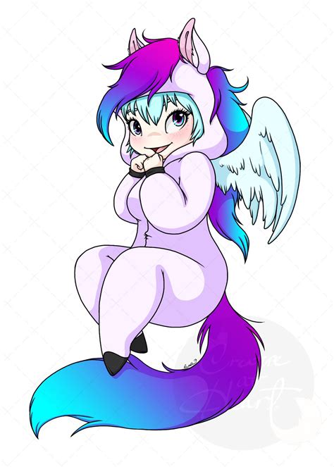 Creature At Heart On Twitter A Sweet Pegasus Chibi
