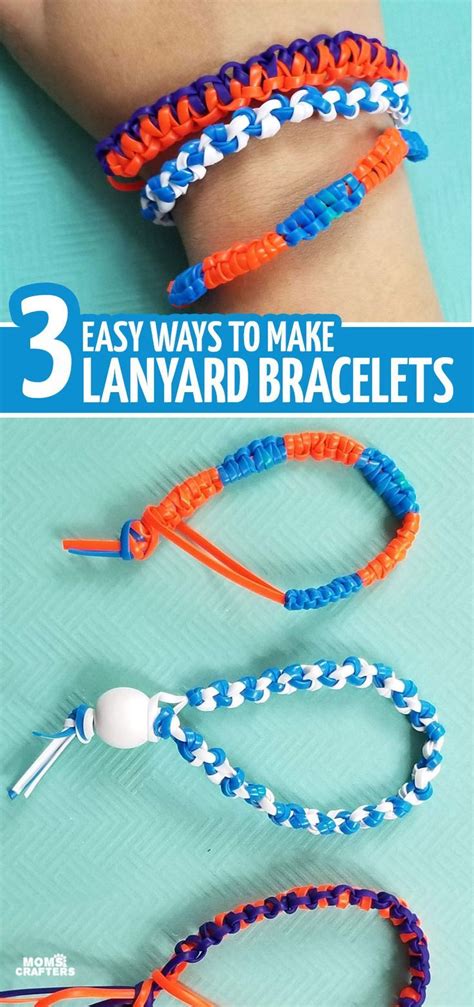 Want To Learn How To Make A Gimp Bracelet These Three Lanyard Knots