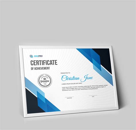 Certificate Template On Behance