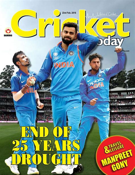 Cricket Today February 23 2018 Magazine Get Your Digital Subscription