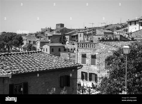 Old Street In San Gimignanotuscanyitaly San Gimignano Is Typical