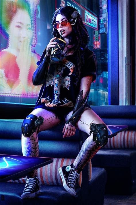 Man From Mars 2049 Cyberpunk Girl Cyberpunk Aesthetic Cyberpunk Tattoo