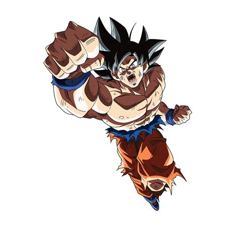 Goku Ultra Instinct Render 3 Bucchigiri Match By Maxiuchiha22 On