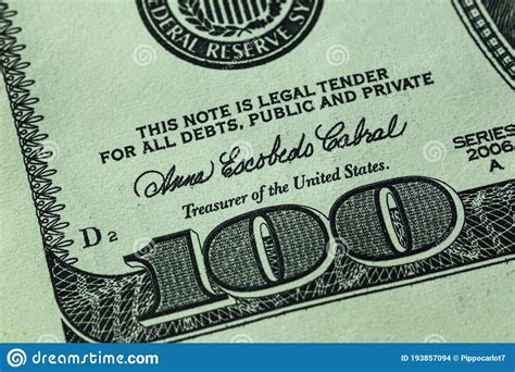 One Hundred Dollar Bill Detail Stock Photo Image Of Close Franklin