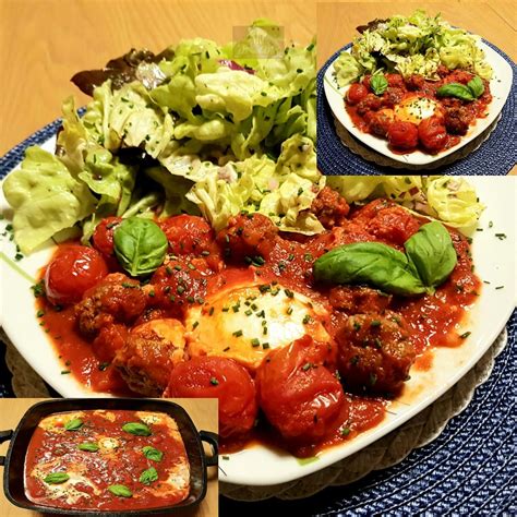 Die temperatur erhöhen und das hackfleisch dazu geben. Shakshuka mit Hackbällchen - Mensch Melly