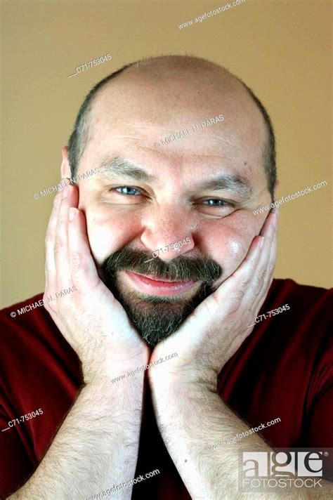 Portrait Of Russian Man Smiling In Camera Stock Photo Picture And