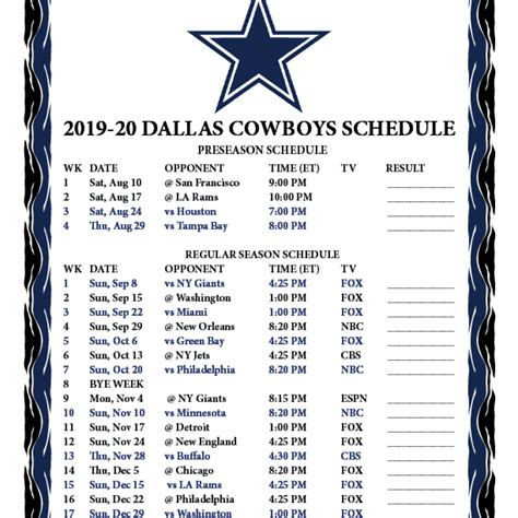 The dallas cowboys had some assistance from a famous north texan to announce their 2021 schedule on wednesday. 2021 Nfl Schedule Printable | Calendar Printables Free Blank