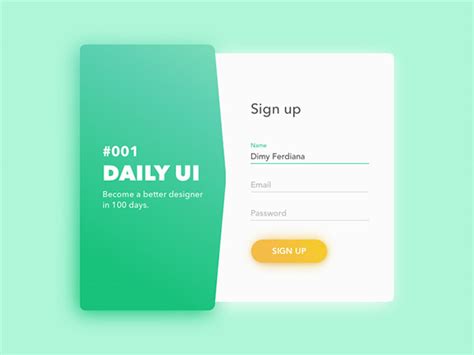 40 Stunning Sign Up Form Designs