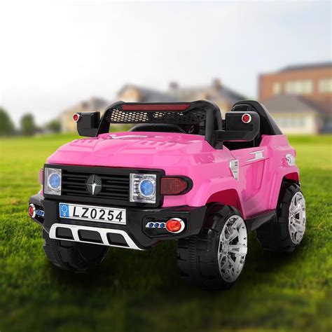 Zimtown Kids Ride On Car Off-Road Police Electric Car Double Drive 12V