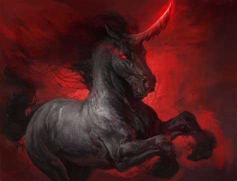 Dark Unicorn By Antonio J Manzanedo Rimaginaryunicorns