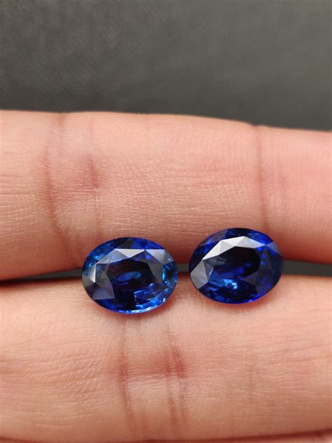 Materials Natural Ceylon Blue Diffusion Sapphire Gemstone For Settings