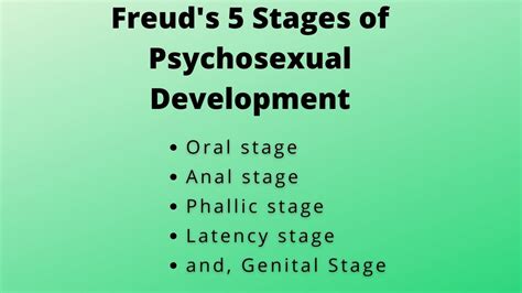 A Guide To The Freud S 5 Stages Of Psychosexual Development