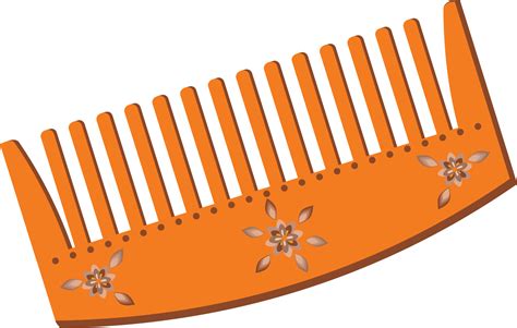 Orange Clipart Comb Orange Comb Transparent Free For Download On
