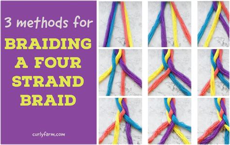 How To Braid Four Strand Braids
