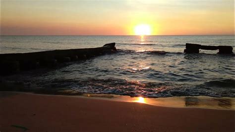 Sunset Bagus Pantai Bondo Jepara Jawatengah Indonesia Youtube