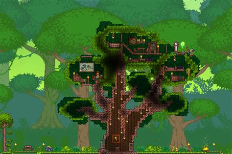 Living Wood Wall Terraria Enthusiasts Of The Popular Video Game