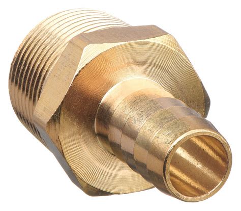 Grainger Approved Barbed Hose Fitting Fitting Material Brass X Brass