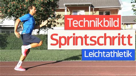 Technikbild Sprintschritt Lauftechnik Sprint In Leichtathletik