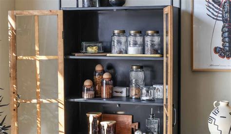 Tea Total Glass Storage Jar With Brass Effect Lid Rockett St George