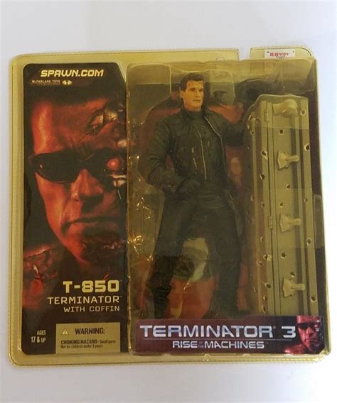 Spawn Mcfarlane Toys Terminator 3 T 850 Terminator With Coffin Action