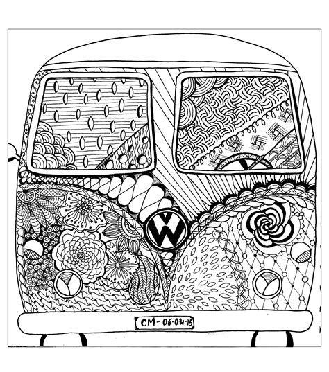 Volkswagen Van Drawing At Getdrawings Free Download