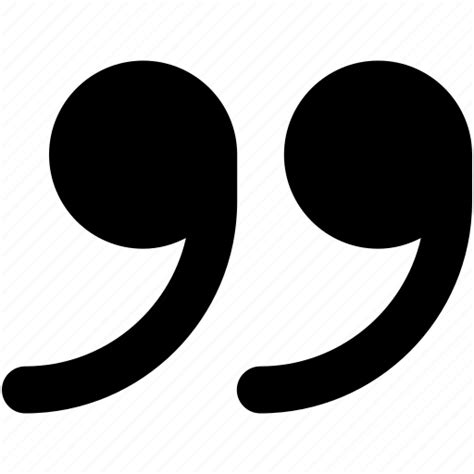 Inverted Commas Phrase Punctuation Quotation Mark Single Quote Icon