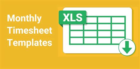 Free Monthly Timesheet Templates Traqq Blog
