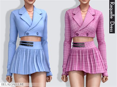 Sims 4 Two Piece Dress Blazer The Sims Book
